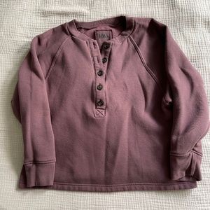 Madewell MWL Cozy Button-front Sweatshirt